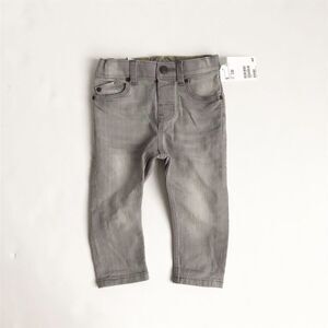 H&M NWT gray wash  skinny jeans 6-9 month